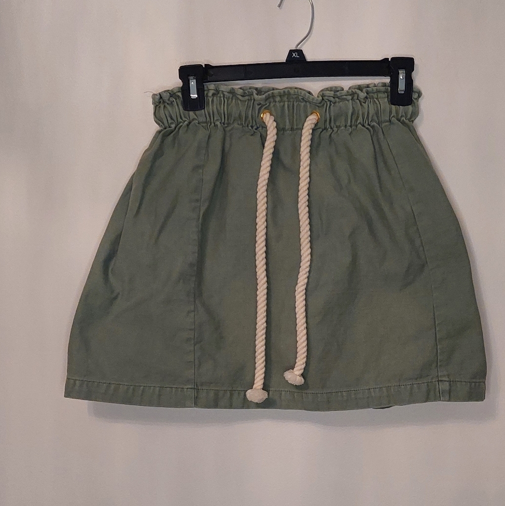 J.Crew Olive Green Rope Skirt